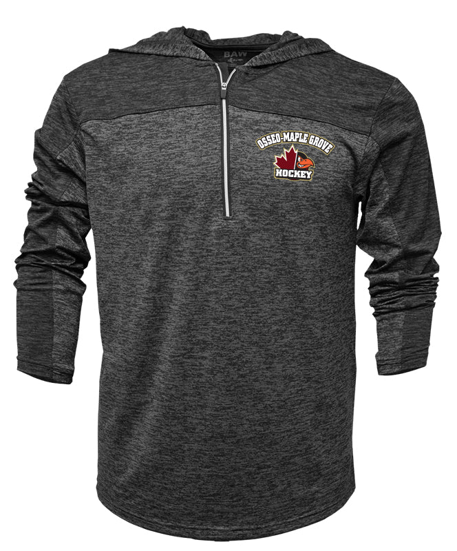 DT724 Community 1/4 Zip Hood, OMGHA Black