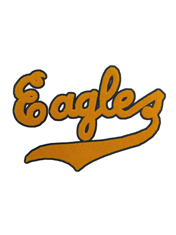 Totino Grace Eagles Letterman Jacket Chenille Back