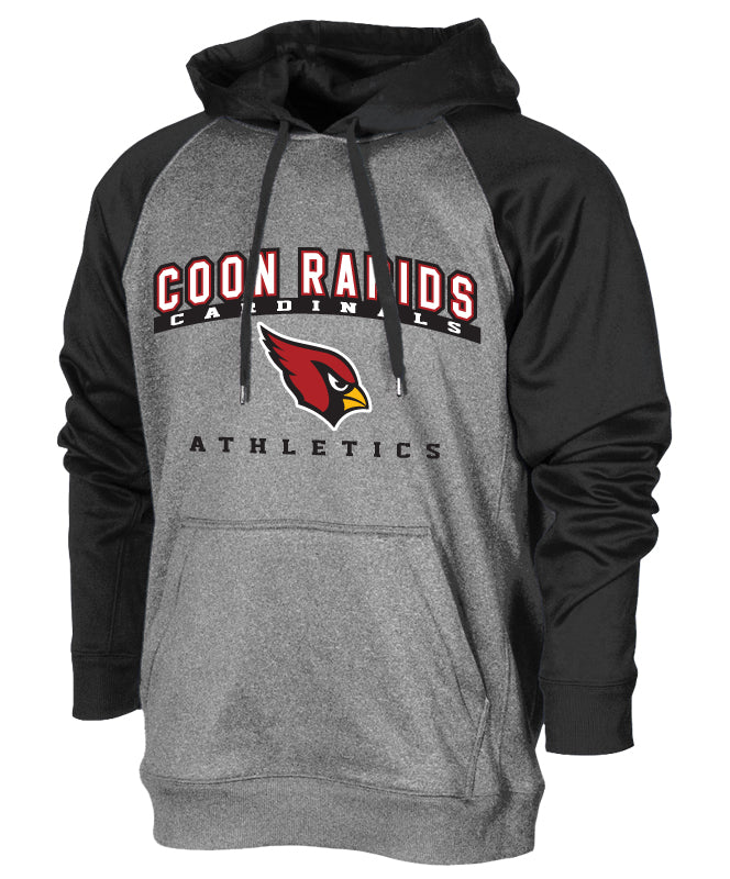 F370 Raglan Hooded Fleece Sweatshirt, Coon Rapids