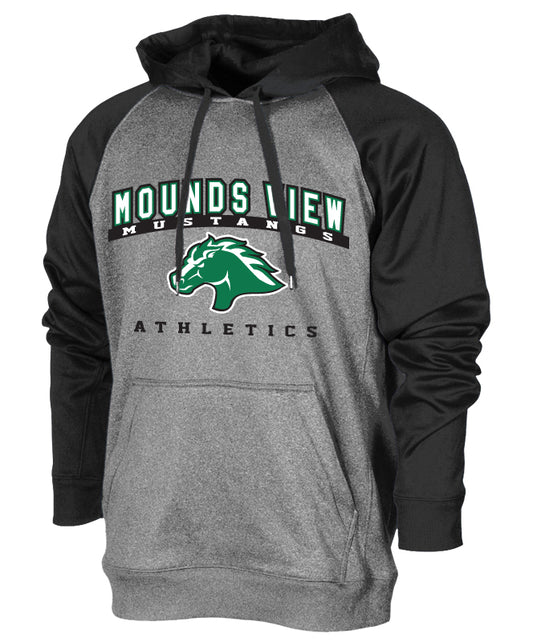 F370 Raglan Hooded Fleece Sweatshirt, Mounds View