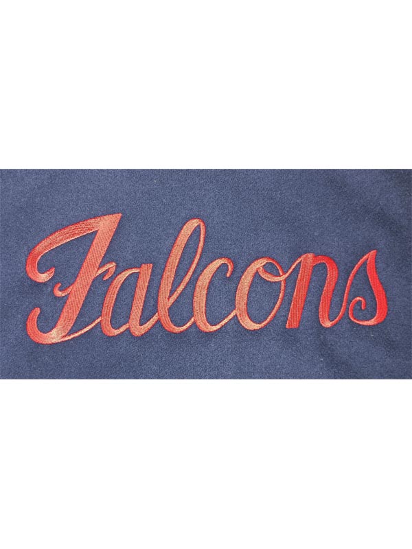 Armstrong Falcons Letterman Jacket Embroidered Back