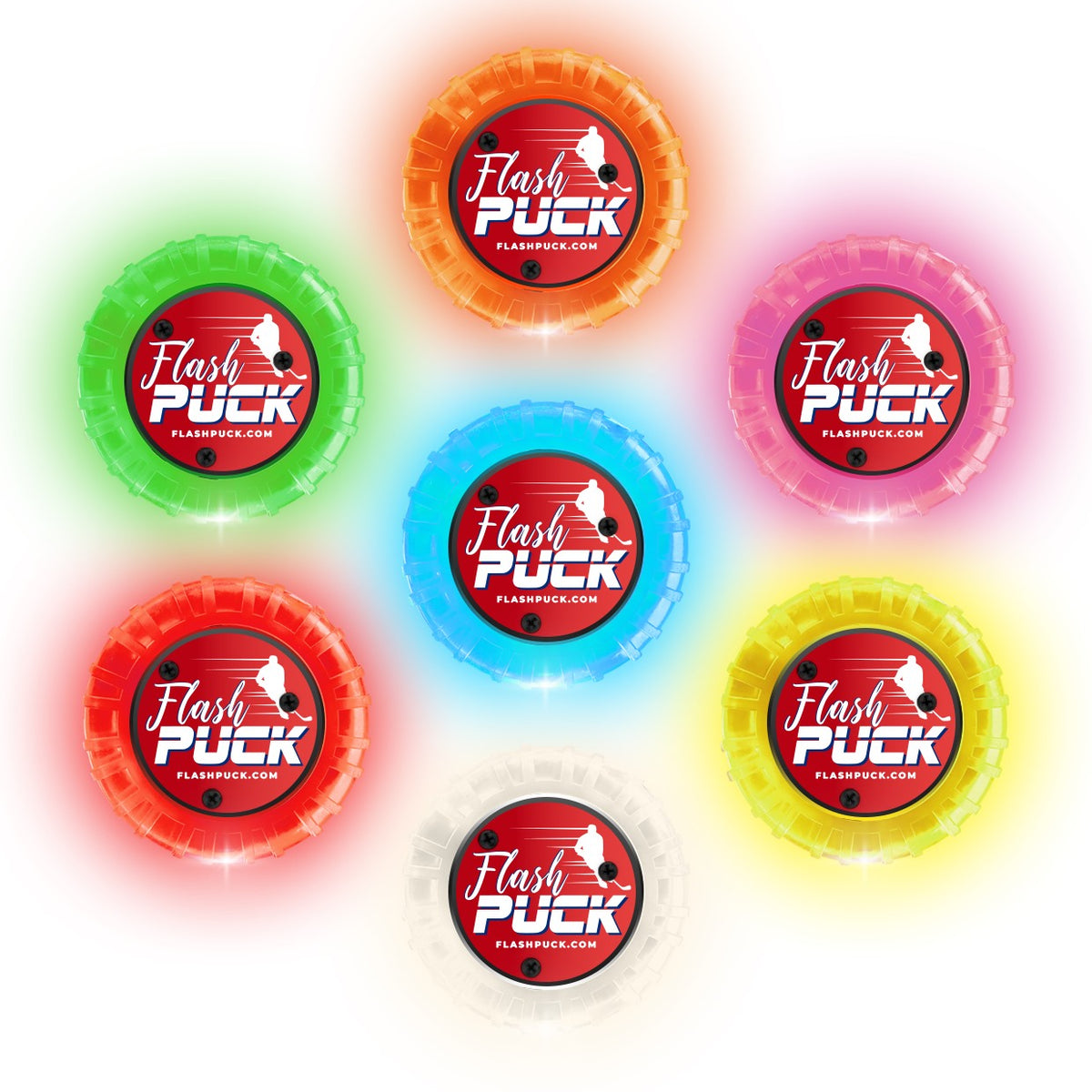 Flash Puck Rechargeable Light-Up Hockey Puck