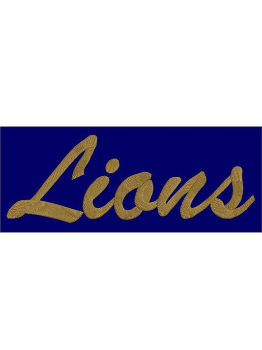 Providence Lions or Name Embroidered Jacket Back