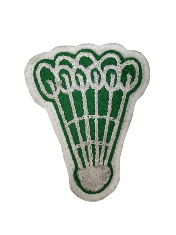 Badminton Chenille Award Symbol
