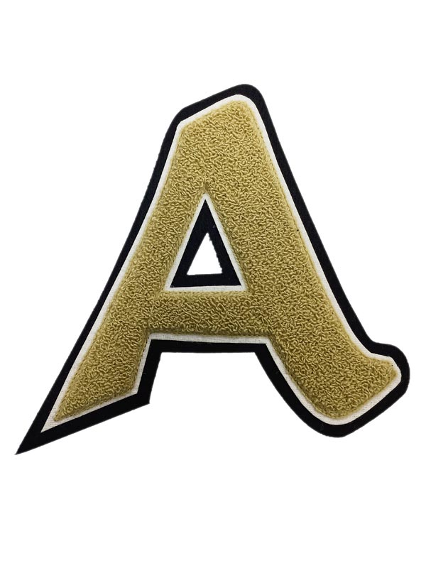 Andover Chenille Front Letter