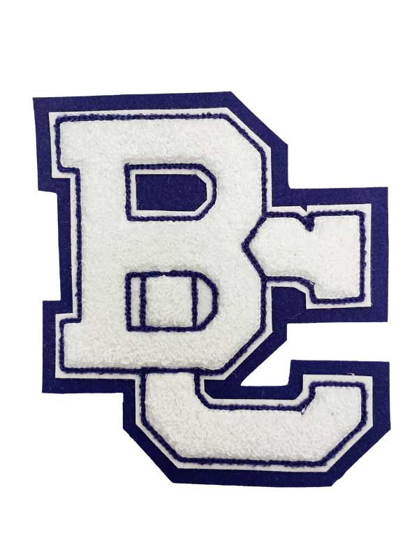 Brooklyn Center Chenille Front Letter
