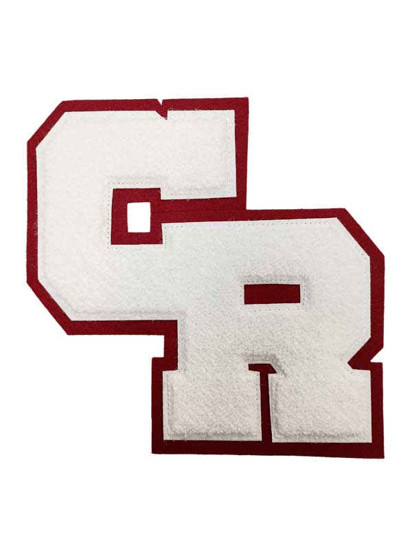 Coon Rapids Chenille Front Letter