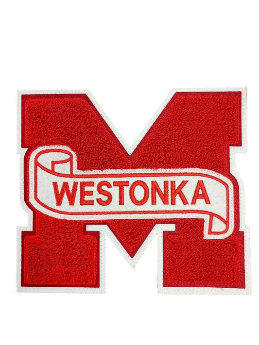 Mound Westonka Chenille Front Letter