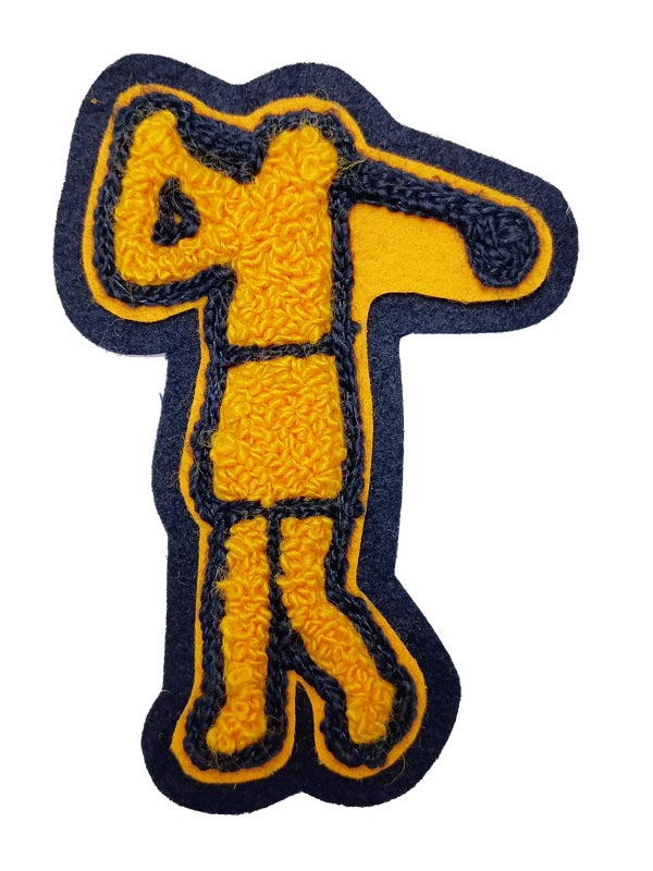 Golfer Female Chenille Award Symbol