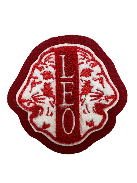 LEO Club Chenille Award Symbol