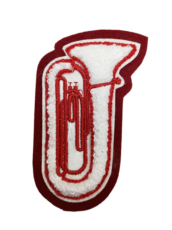 Tuba Chenille Award Symbol