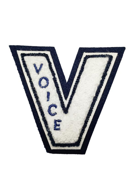 Voice Chenille Award Symbol