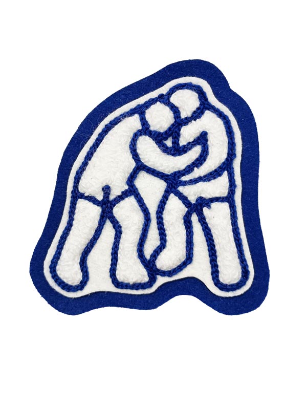 Wrestlers Chenille Award Symbol