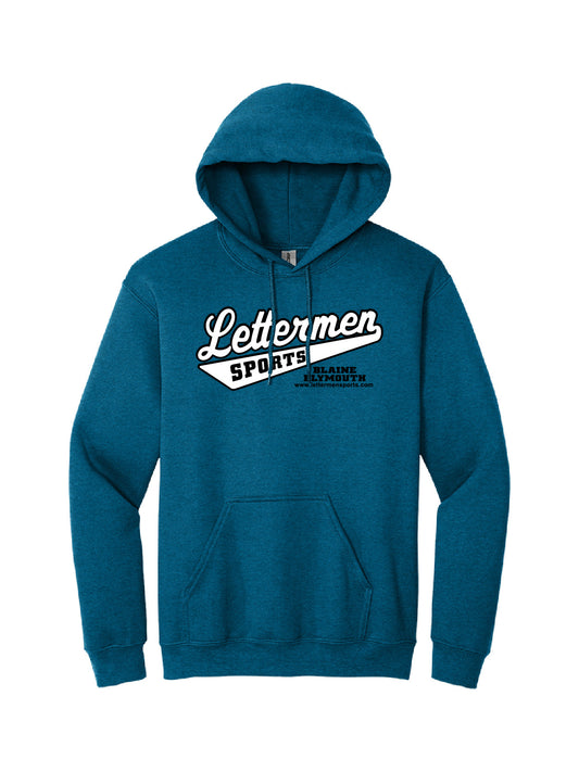 AntiqueSapphire Classic Lettermen Hoodie