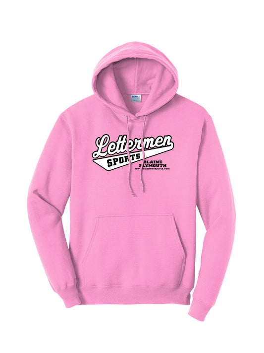 Candy Pink Classic Lettermen Hoodie