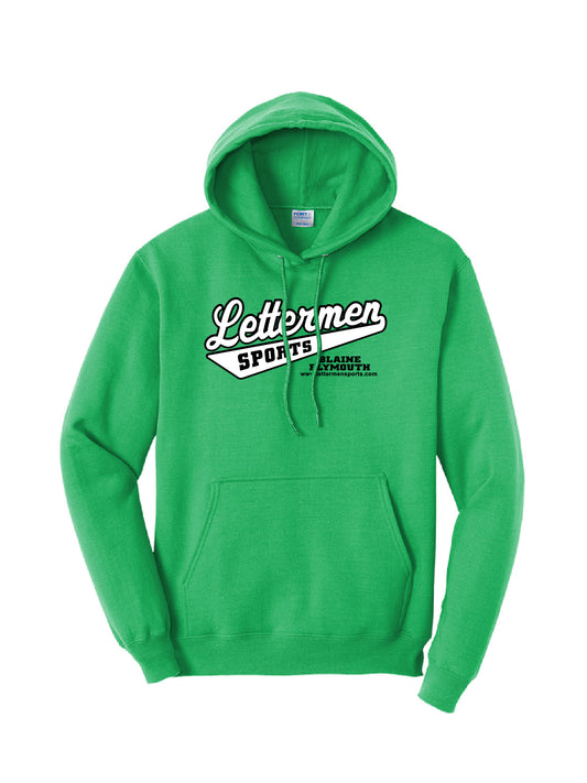Clover Green Classic Lettermen Hoodie