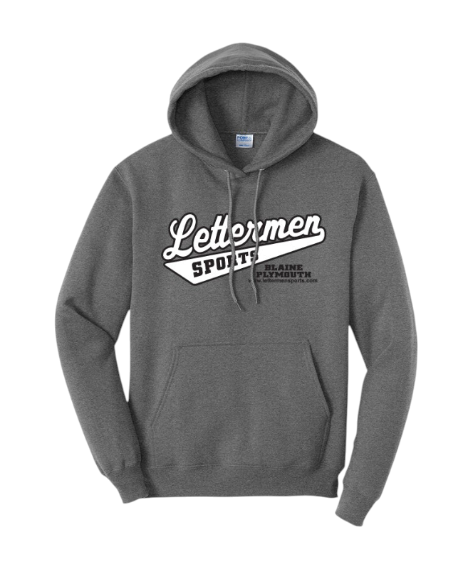 GraphiteHeather Classic Lettermen Hoodie