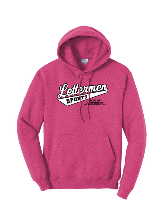 Heather Sangria Classic Lettermen Hoodie
