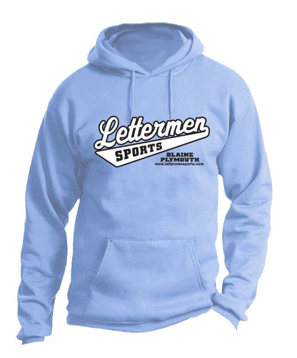 Light Blue Classic Lettermen Hoodie