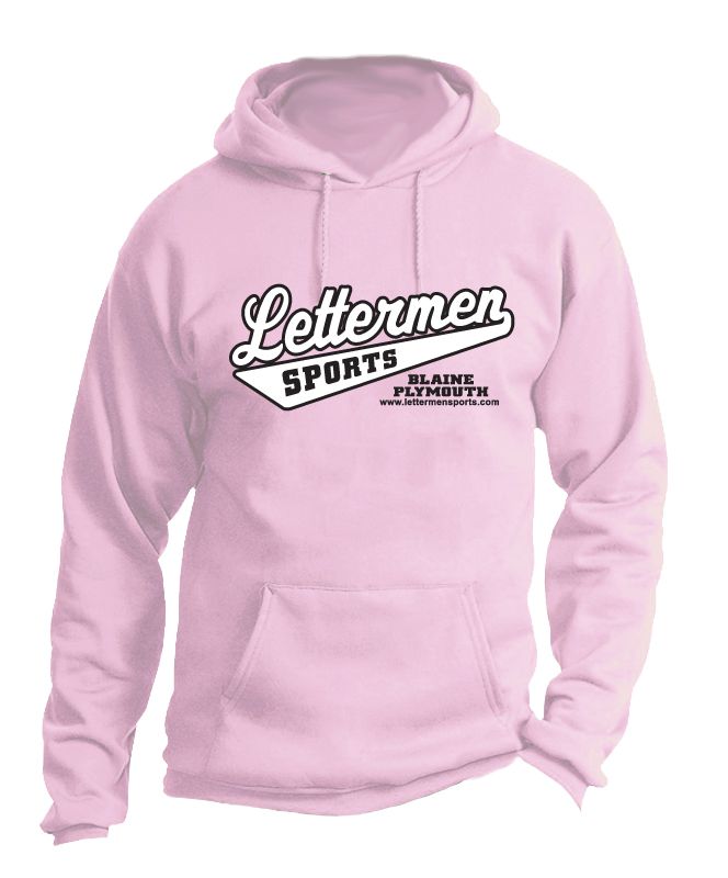 Light Pink Classic Lettermen Hoodie