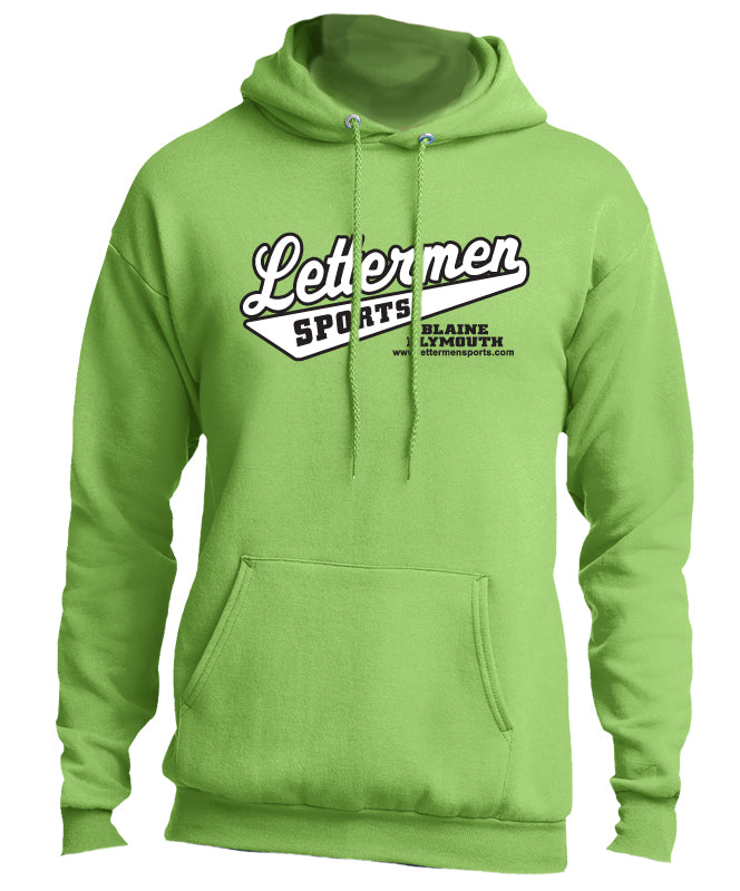 Lime Classic Lettermen Hoodie