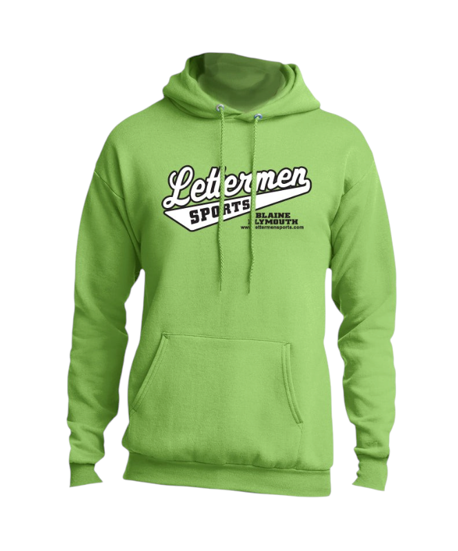 Lime Classic Lettermen Hoodie
