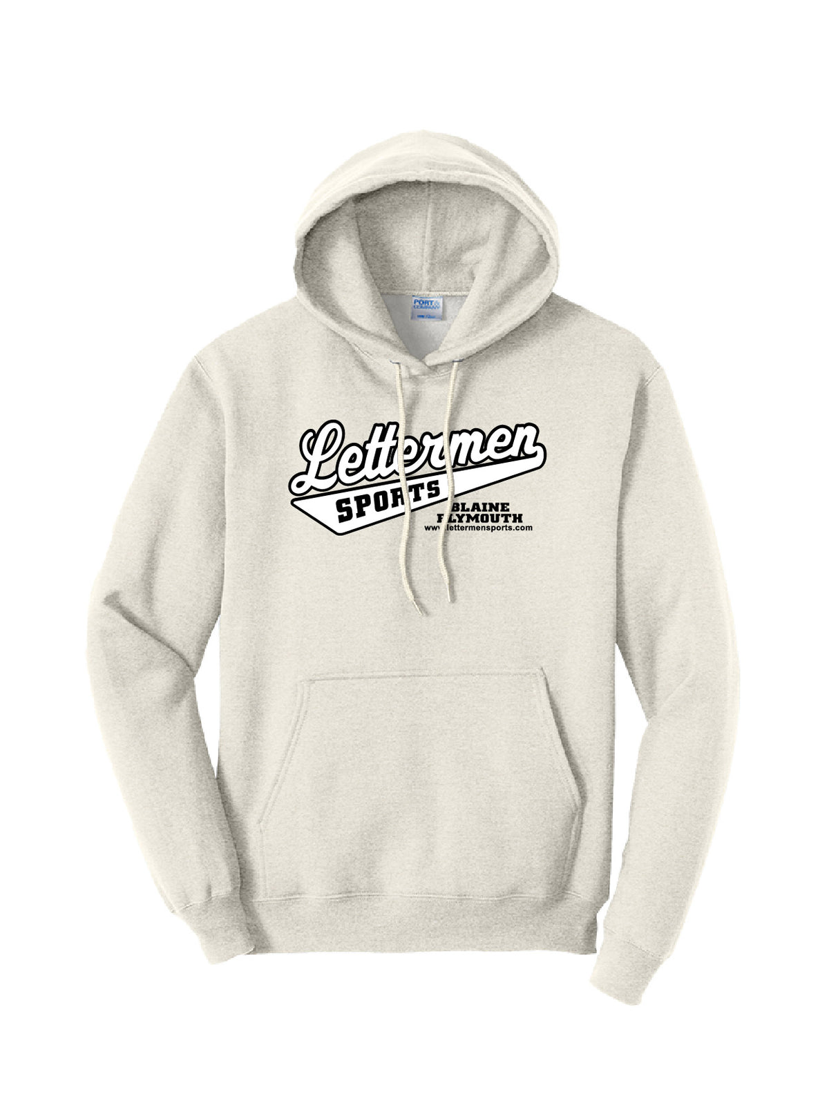 Oatmeal Hthr Classic Lettermen Hoodie