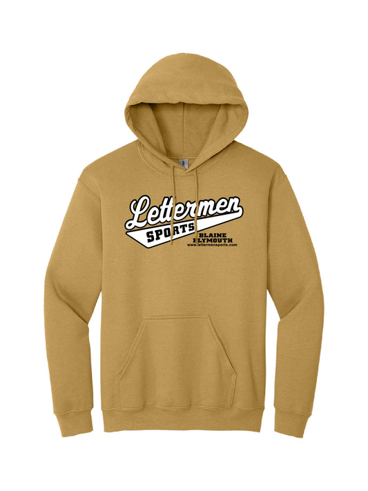 Old Gold Classic Lettermen Hoodie