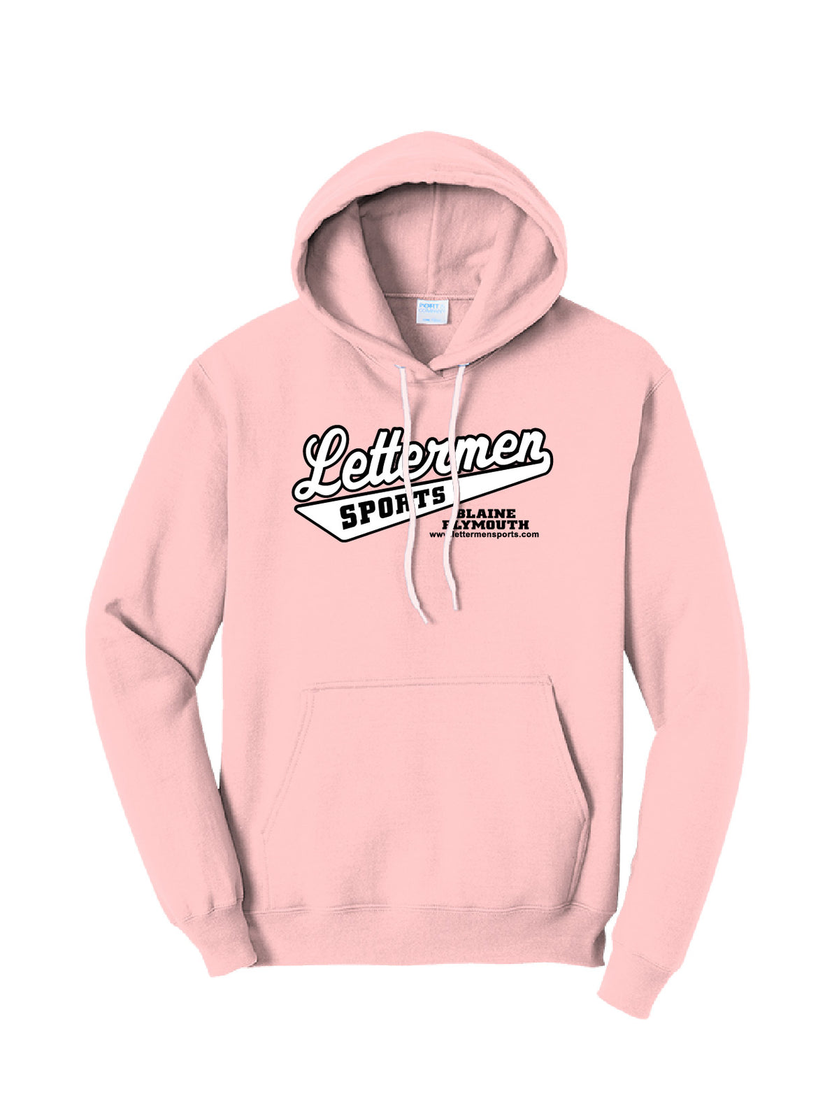 Pale Blush Classic Lettermen Hoodie