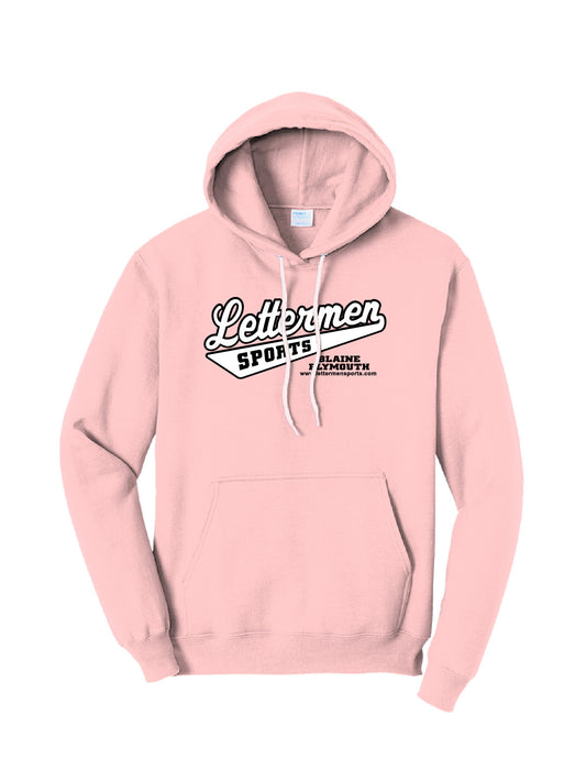 Pale Blush Classic Lettermen Hoodie