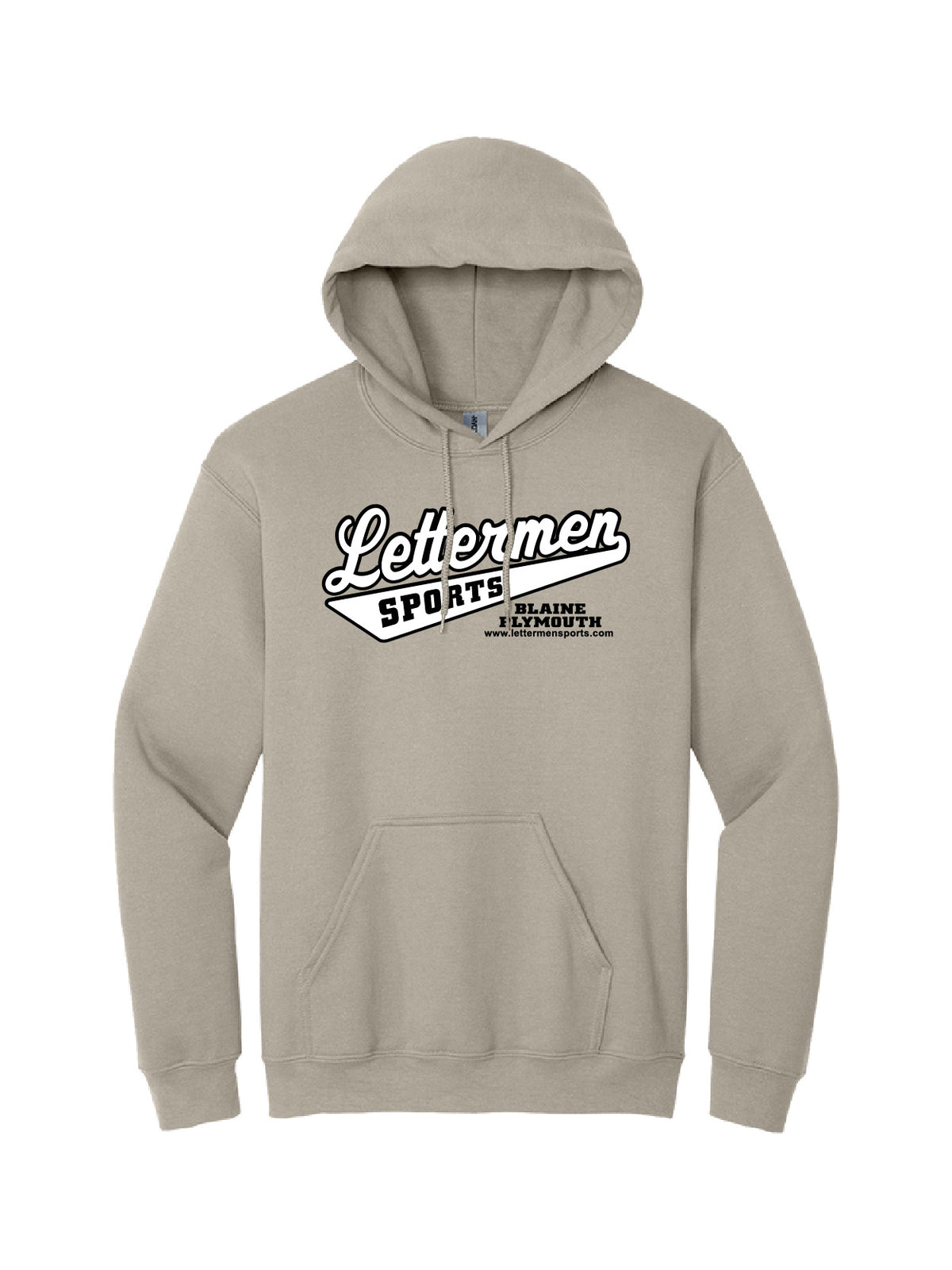 Sand Classic Lettermen Hoodie