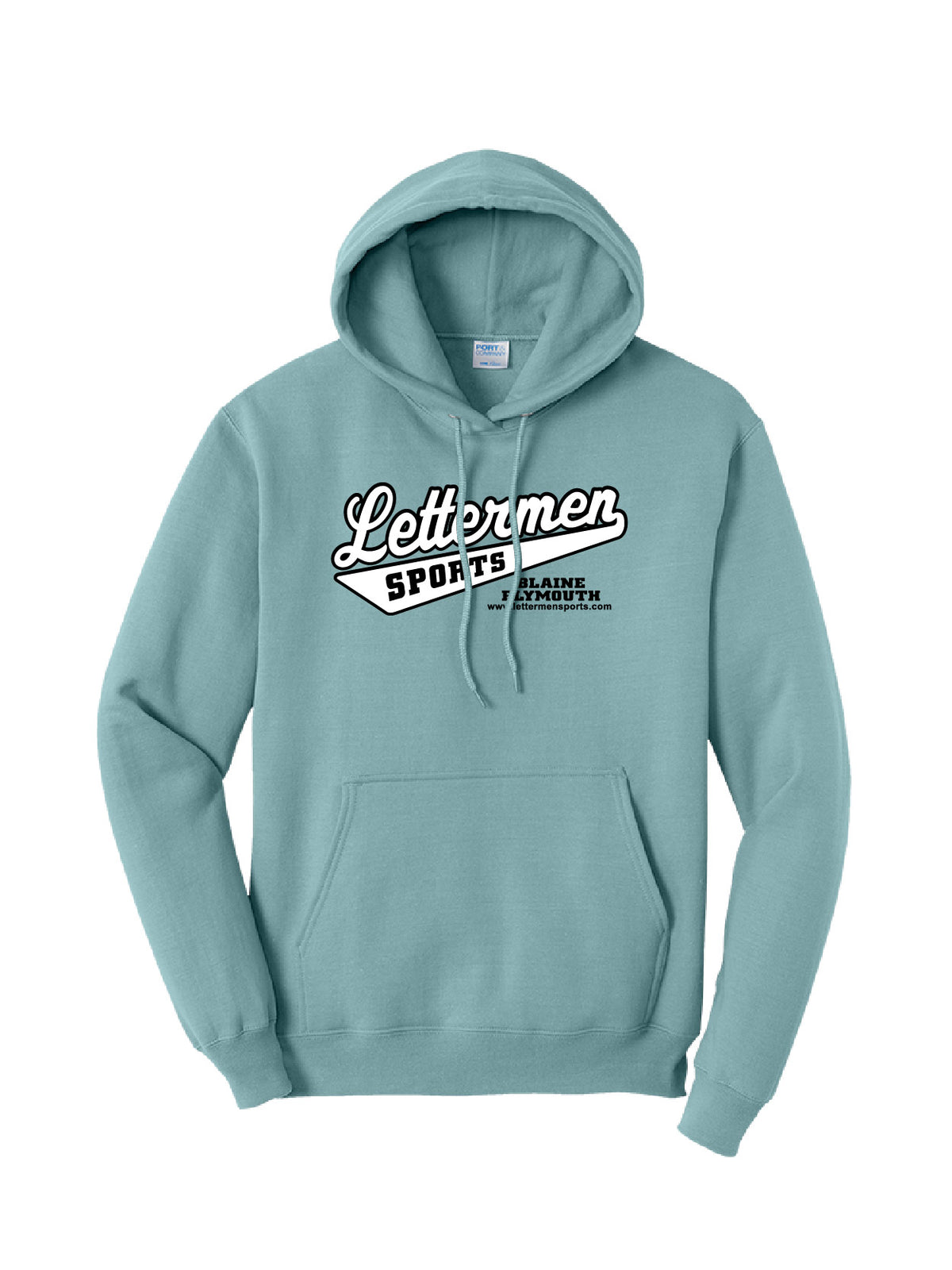 Stonewash Blue Classic Lettermen Hoodie
