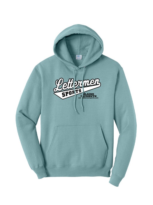 Stonewash Blue Classic Lettermen Hoodie