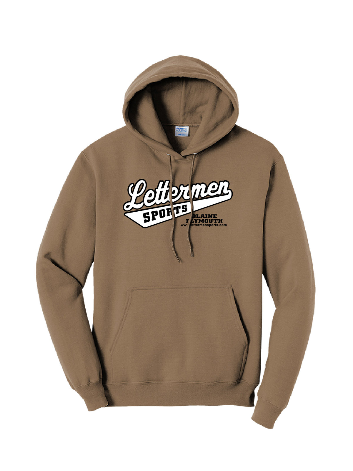 Woodland Brown Classic Lettermen Hoodie