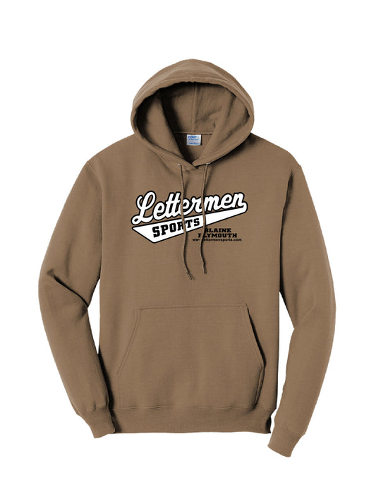 Woodland Brown Classic Lettermen Hoodie