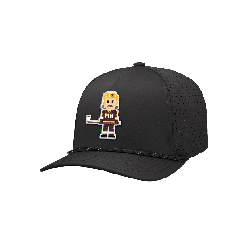 MN Maroon Digital Hockey Man Snapback