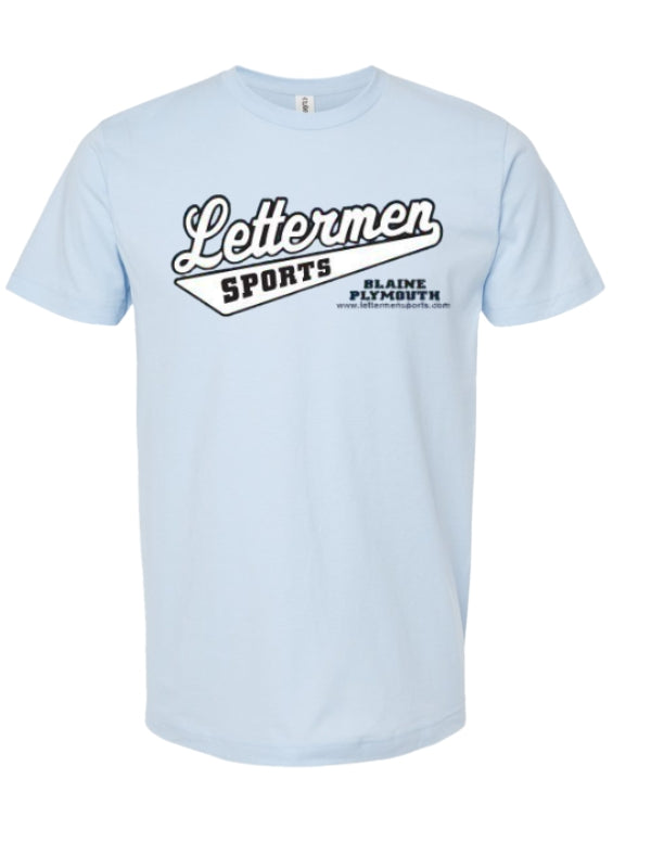Baby Blue Classic Lettermen Tee 2.0