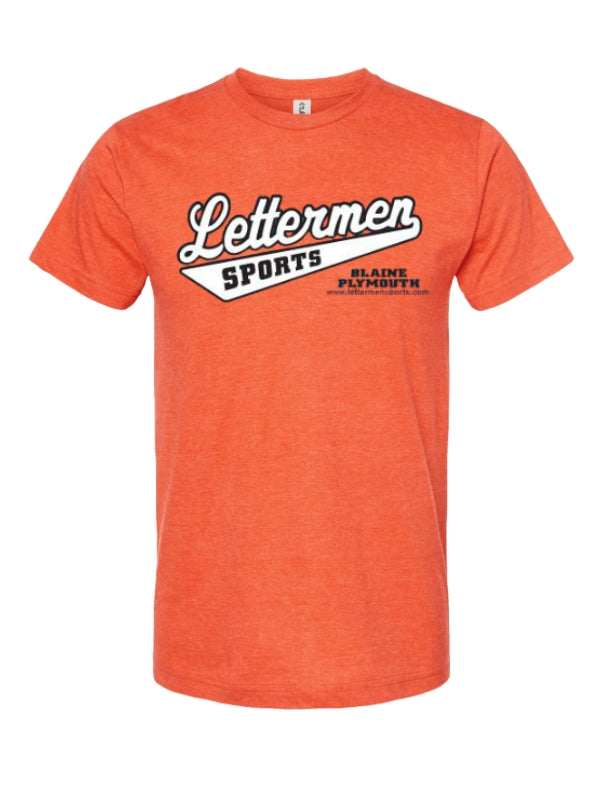 Heather Orange Classic Lettermen Tee 2.0