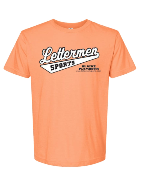 Hthr Cantaloupe Classic Lettermen Tee 2.0