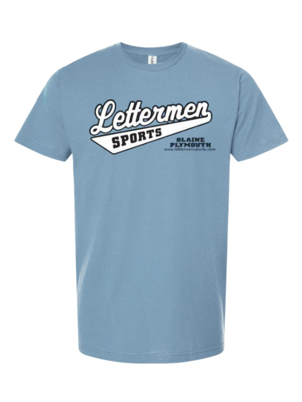 Light Slate Classic Lettermen Tee 2.0