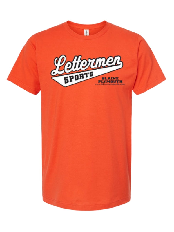 Orange Classic Lettermen Tee 2.0