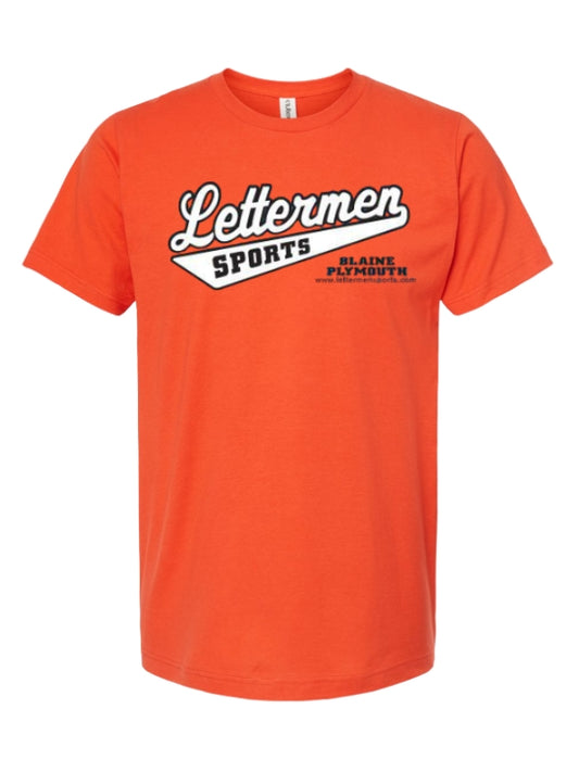 Orange Classic Lettermen Tee 2.0