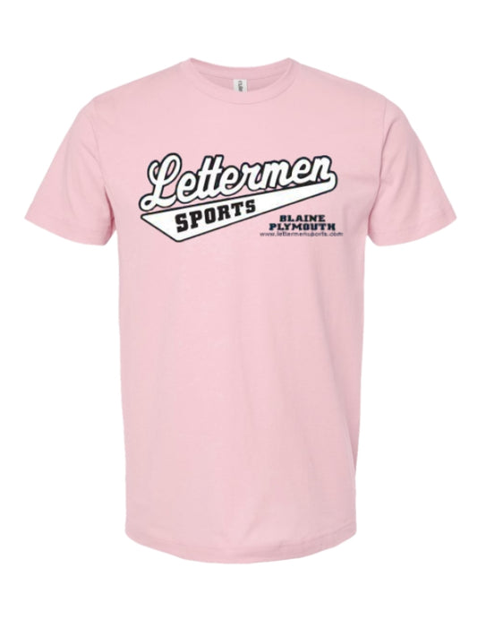 Pink Classic Lettermen Tee 2.0