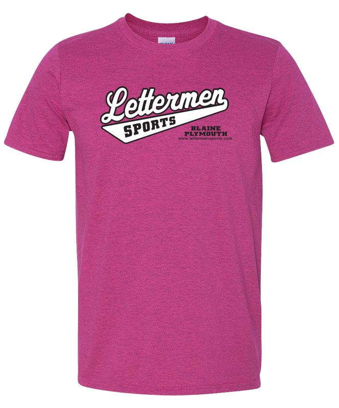 Classic Lettermen Tee, Antique Heliconia