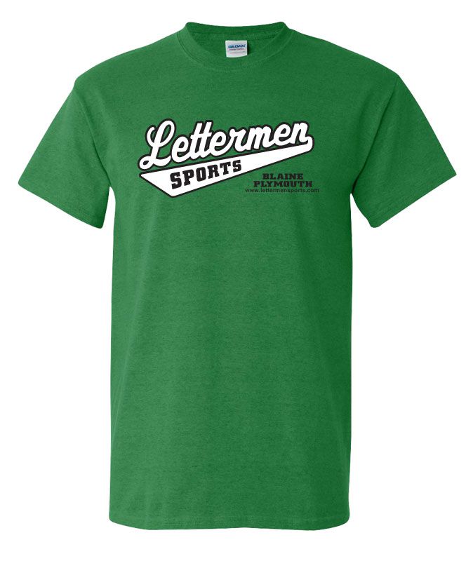 Classic Lettermen Tee, Antique Irish
