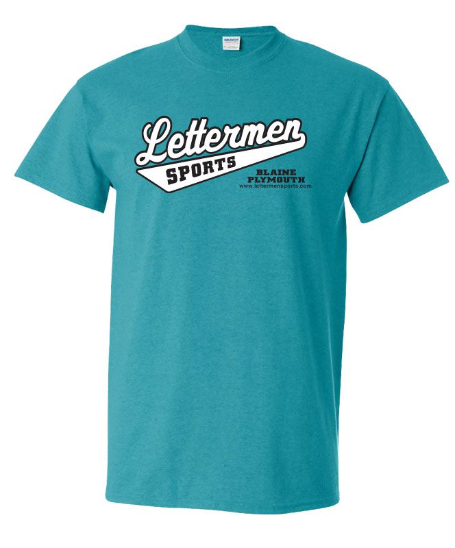 Classic Lettermen Tee, Antique Jade Dome