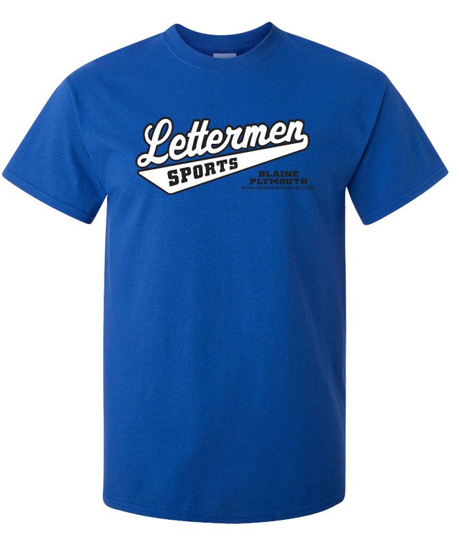 Classic Lettermen Tee, Antique Royal