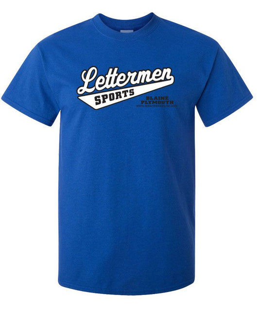 Classic Lettermen Tee, Antique Royal