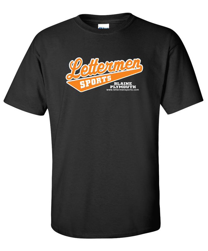 Classic Lettermen Tee, Black
