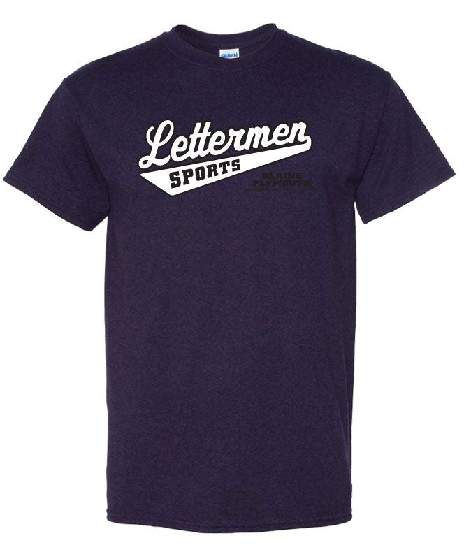 Classic Lettermen Tee, Blackberry